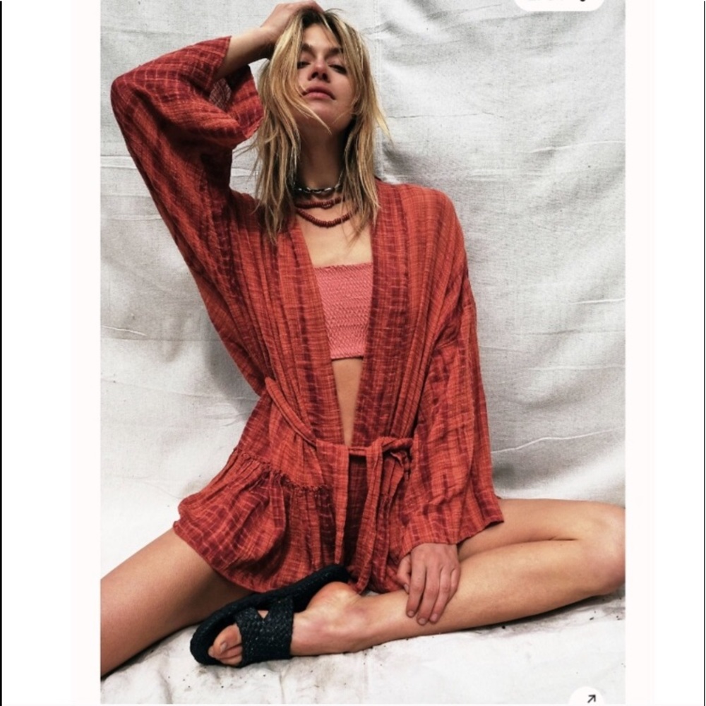 Free People Sasha Tie Dye Kimono